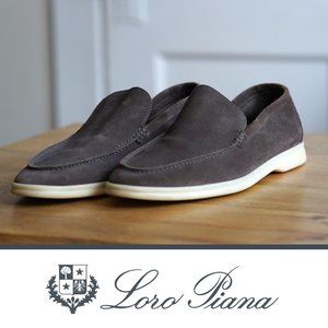 Men's Loro Piana Summer Walk Moccasin in Suede